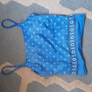 🗽 No Boundaries tankini DAISY bandana print